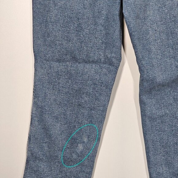 Free People High-Waisted Light Wash Ankle Skinny Jeans Cut off Women's Size 31 - Picture 10 of 16